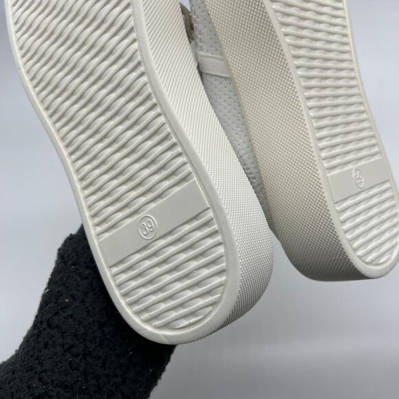 Sneakers Trendy Mesh Loafers Breathable Slip on Shoes White Size 8US / 39CN - Picture 8 of 15